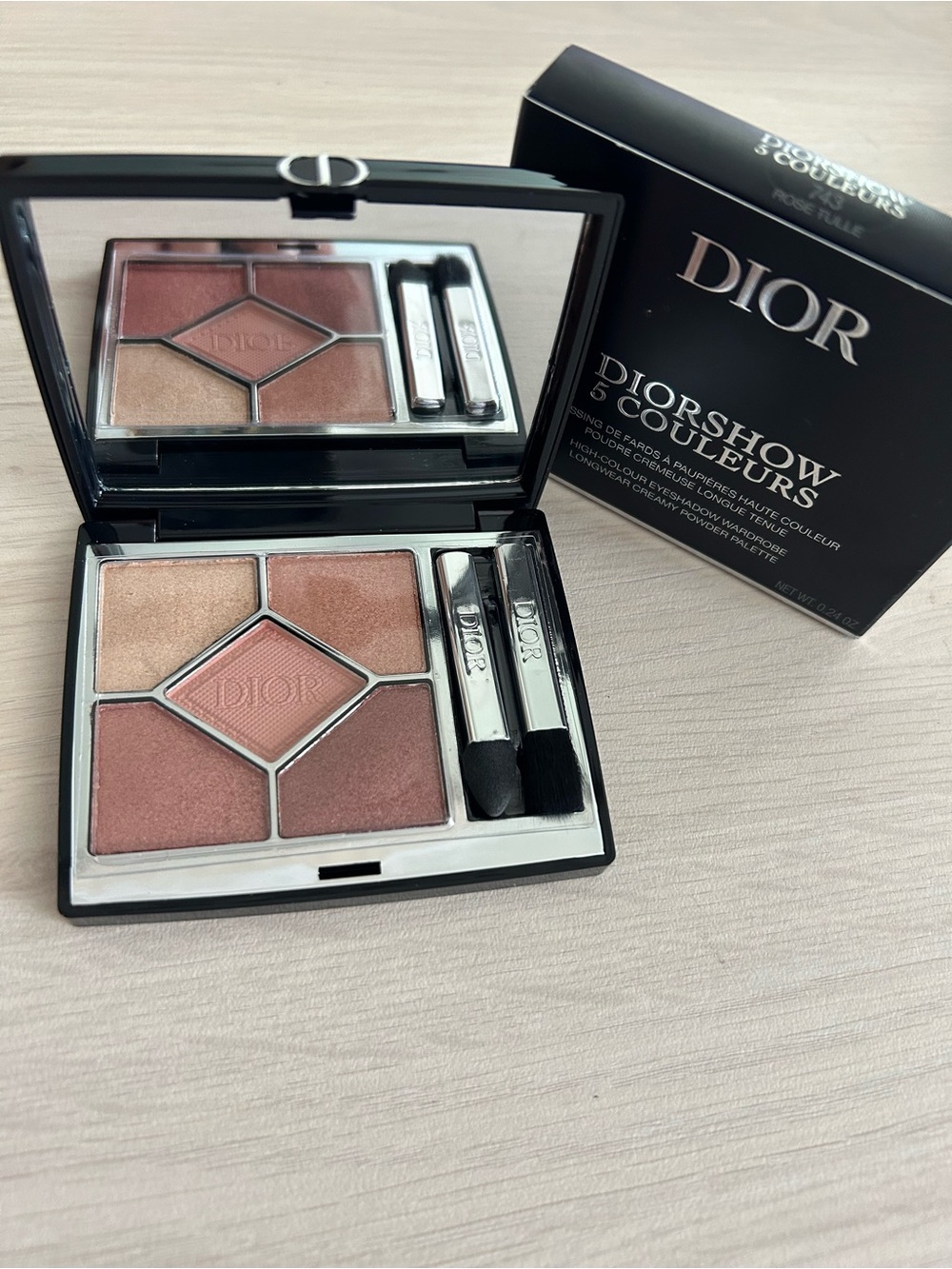 Dior Diorshow eyeshadow palette rose tulle